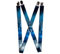 Buckle-Down Men's Suspender-Galaxy, Multicolor, One Size