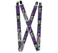 Buckle-Down Men's Suspender-Joker, Multi, One Size