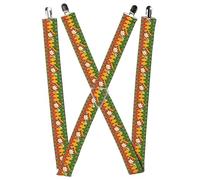 Buckle-Down Men's Suspender-Monkey, Multicolor, One Size
