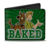 Buckle-Down Men's Wallet, Multicoloured, 10.1 cm x 8.89 cm