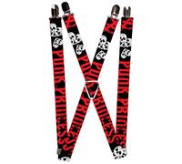 Buckle Down Men's Suspender-Punk Princess, One Size