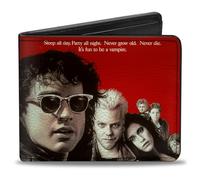 Buckle-Down Men's Bifold Wallet The Lost Boys, 4.0" x 3.5", The Lost Boys, 4.0" x 3.5", Bifold Wallet The Lost Boys