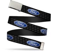 Buckle-Down Men's Web Belt Ford, Multicolor, 1.25" Wide-Fits up to 42" Pant Size