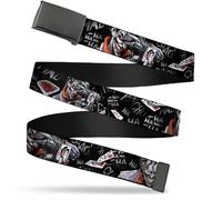 Buckle-Down Men's Web Belt Joker, Multicolor, 1.5" Wide/Fits up to 42" Pant Size