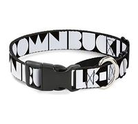 Buckle-Down Multicolor Blocks Martingale Dog Collar, 1.5" Wide-Fits 16-23" Neck-Medium