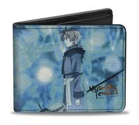 Buckle-Down Mushoku Tensei Jobless Reincarnation Wallet, Bifold, Mushoku Tensei Rudeus and Roxy Scene Blues, Vegan Leather