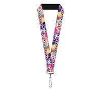 Buckle-Down My Little Pony Lanyard, My Little Pony Friendship Is Magic Original Mane Six Faces, Elastic