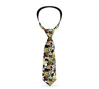 Buckle-Down Necktie Standard - Looney Tunes 6-Character Stacked Collage, Looney Tunes