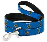 Buckle-Down Pet Leash, Dog Leash, Oklahoma State Flag Sky Blue White, 4 Feet Long 0.5 Inch Wide