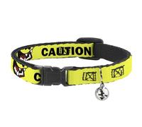 Buckle-Down Pet Quote, Breakaway Cat Collar with Bell, Plastic Clip, Easy Adjustable, 8.5 to 12"-0.5" Wide