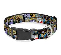 Buckle-Down Plastic Clip Collar - Thanos Comic Scene Blocks