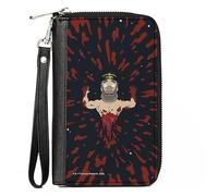 Buckle-Down Rick and Morty Wallet, Zip Around, Rick and Morty Tickets Please Guy Explosion Scene, Vegan Leather