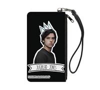 Buckle-Down Riverdale Wallet, Zip Clutch, Riverdale Jughead Jones Crown Pose, Canvas, Riverdale, 6.5" x 3.5", Buckle-down Zip Wallet Riverdale Small