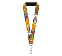 Buckle-Down Scooby Doo Classic Character Poses Lanyard