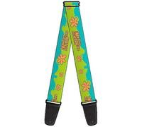 Buckle-Down Scooby Doo Guitar Strap, Scooby Doo The Mystery Machine Paint Job Green Aqua Orange, 2 Inches Wide, Green, 2" Wide - 29-54" Length