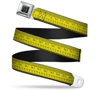 Buckle-Down SEAT BELT - MEASURE TAPE INCHES + CM - 1" WIDE - 20-36" LONG, multicoloured, 4 cm Breit-81/132 cm Länge