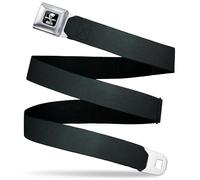 Buckle-Down Seatbelt Belt - Black, Carroll Shelby Cobra, Adult Reg (30"-44")
