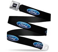 Buckle-Down Seatbelt Belt Ford Regular, Ford, 1.5" Wide - Fits Pant Size 44-63