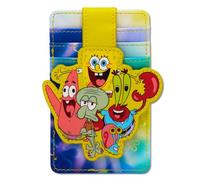 Buckle-Down SpongeBob SquarePants Wallet, Character Wallet ID Card Holder, SpongeBob SquarePants Five Character Group Pose, Vegan Leather