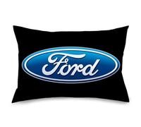 Buckle Down Standard Pillow Case - Ford Oval Logo Black/Blue