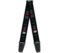 Buckle-Down Guitar Strap Star Wars Darth Vader Utility Belt Bounding4 Black Grays Reds 2 Inches Wide (GS-WSW143)