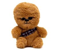 Buckle-Down Star Wars Squeaky Plush Dog Toy for Large, Medium & Small Dogs, Chibi Chewbacca Sitting Pose, 4.5" x 6"