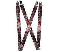 Buckle Down Suspender - Gothic