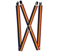 Buckle-Down - Suspenders Suspender - Rainbow mens One size