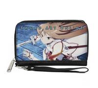 Buckle-Down Sword Art Online Wallet, Zip Around, Sword Art Online Asuna Action Scene, Vegan Leather
