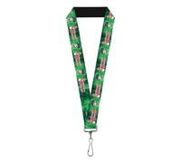 Buckle-Down The Apothecary Diaries Lanyard, The Apothecary Diaries Maomao Grinding Pose and Logo Greens, Elastic