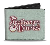 Buckle-Down The Apothecary Diaries Wallet, Bifold, The Apothecary Diaries Jinshi Pose and Title Logo, Vegan Leather