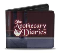 Buckle-Down The Apothecary Diaries Wallet, Bifold, The Apothecary Diaries Maomao and Concubines Scene, Vegan Leather