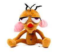 Buckle-Down The Ren and Stimpy Show Squeaky Plush Dog Toy for Large, Medium & Small Dogs, Ren Full Body Pose, 4" x 8"