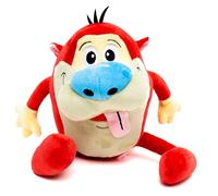 Buckle-Down The Ren and Stimpy Show Squeaky Plush Dog Toy for Large, Medium & Small Dogs, Stimpy Full Body Pose, 5" x 7"