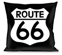 Buckle Down Throw Pillow, Route