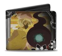 Buckle-Down Toilet-Bound Hanako-Kun Wallet, Bifold, Toilet Bound Hanako Kun Four Character Group Pose White, Vegan Leather
