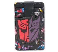 Buckle-Down Transformers Wallet, Character Wallet ID Card Holder, Transformers Autobot Decepticon Split Icon, Vegan Leather
