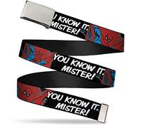 Buckle Down uni-Sex Adult's Big Web Belt-Superman-1.0" Wide-Fits up to Kids Size 20, This Looks Like A Job for.Superman Shield Black