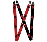 Buckle Down Men's Suspender-Harley Quinn, Multi, One Size