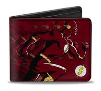 Buckle-Down Unisex-Adult's Bifold Wallet The Flash Bi-Fold, Multicolor, 4.0" x 3.5"
