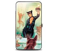 Buckle-Down Unisex-Adult's Hinge Wallet-Catwoman, Multicolor, One Size