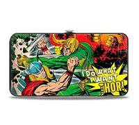 Buckle-Down Unisex-Adult's Hinge Wallet-Thor Loki, Multicolor, One Size