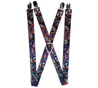 Buckle-Down Unisex-Adult's Suspender-Cats, One Size