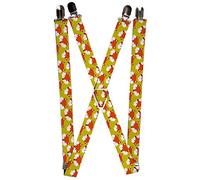 Buckle-Down Unisex-Adult's Suspender-Fox, Multicolor, One Size