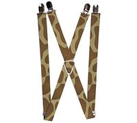 Buckle-Down Unisex-Adult's Suspender-Giraffe, One Size