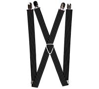 Buckle-Down Unisex-Adult's Suspender-Pinstripes, Multicolor, One Size