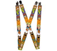 Buckle-Down Unisex-Adult's Suspender-Scooby Doo, Multicolor, One Size, Multicolor, One Size