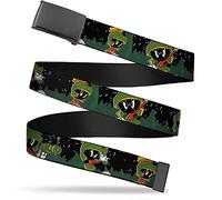 Buckle-Down Unisex-Adult's Web Belt Marvin The Martian 1.25", Multicolor, Wide-Fits up to 42" Pant Size