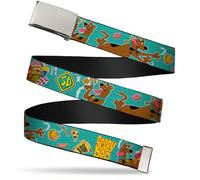 Buckle-Down Unisex-Adult's Web Belt Scooby Doo, Multicolor, 1.5" Wide/Fits up to 42" Pant Size