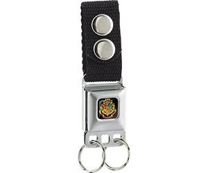 Buckle Down Unisex's Keychain-Hogwarts Crest Full Color Key Chain, Multi, One Size
